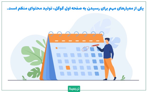 برنامه‌‌ریزی برای تولید محتوای متنی منظم