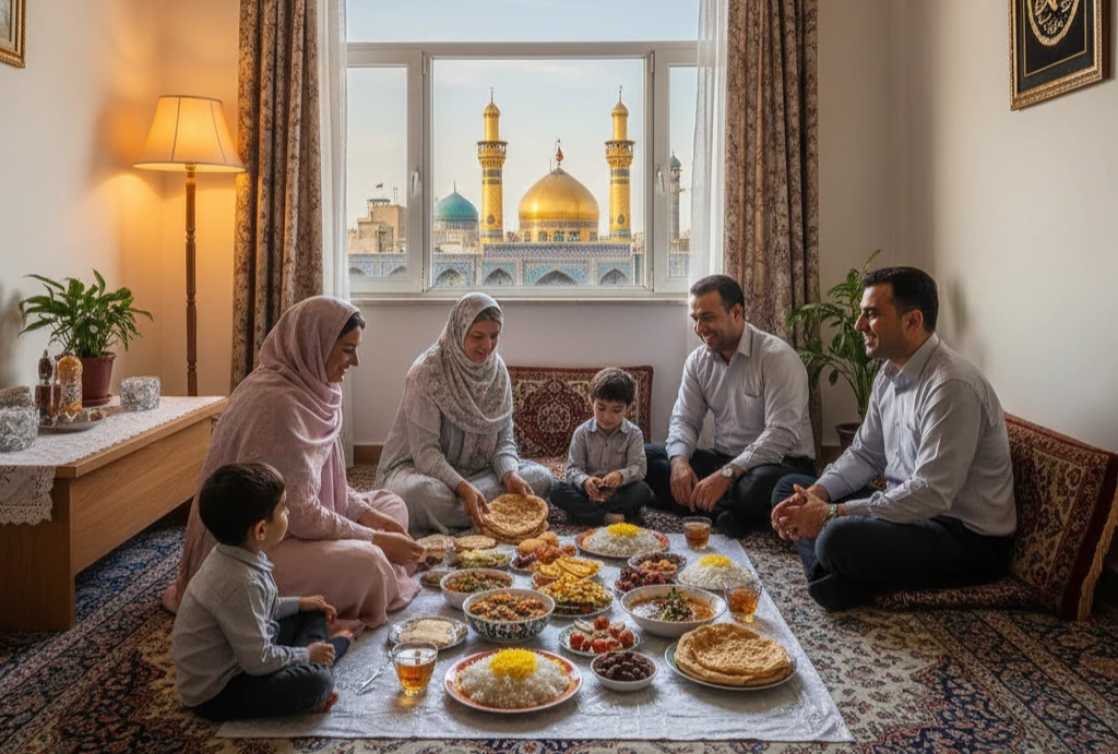 سوئیت مشهد نزدیک حرم با غذا