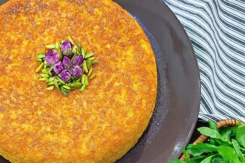 آموزش 5 مدل ته دیگ با آرد